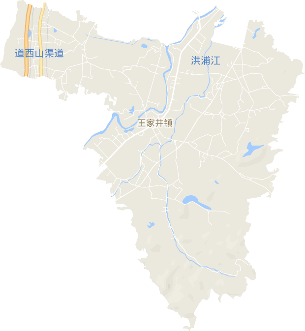 王家井镇电子地图