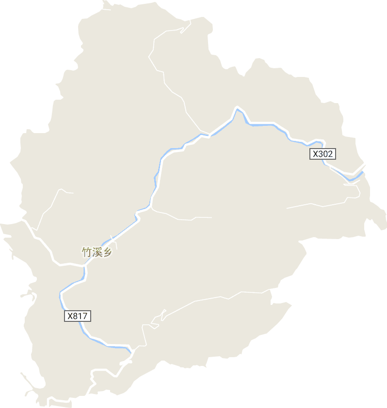 竹溪乡电子地图