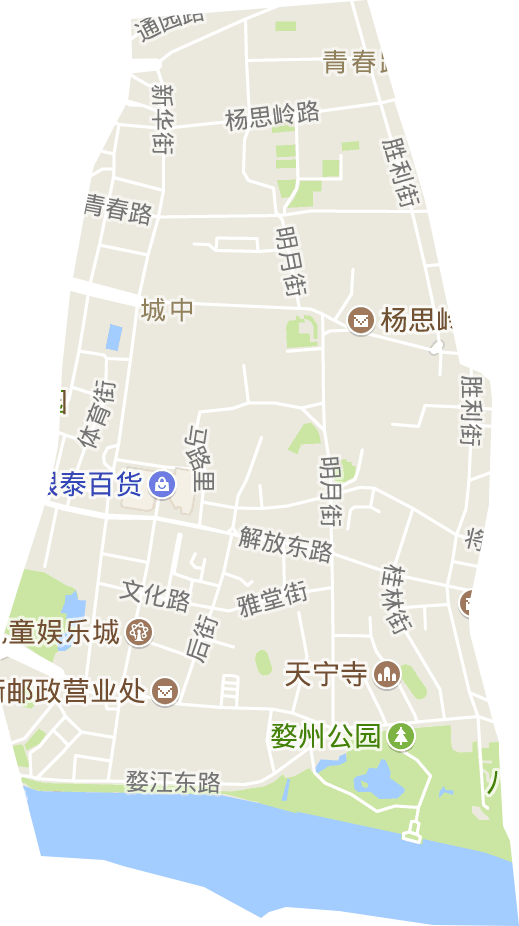 城中街道电子地图