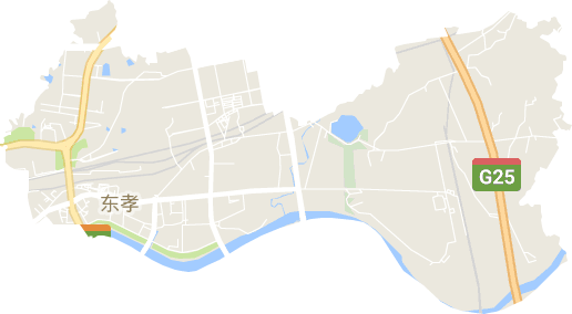 东孝街道电子地图