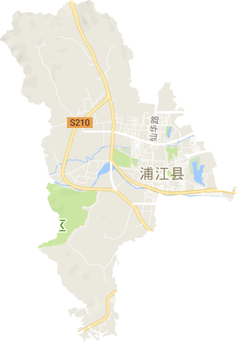 浦阳街道电子地图