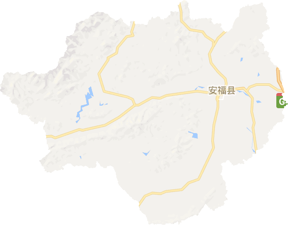 安福县电子地图