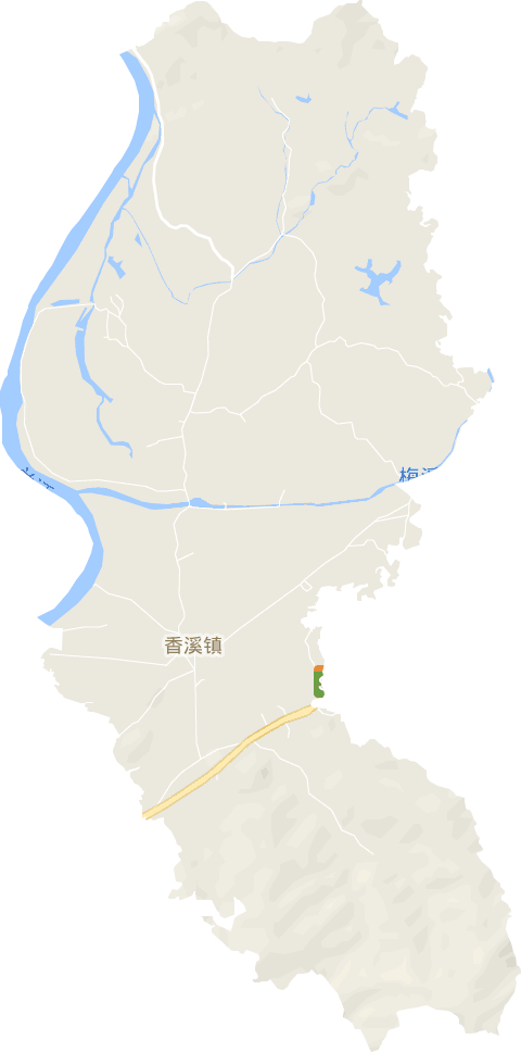 香溪镇电子地图