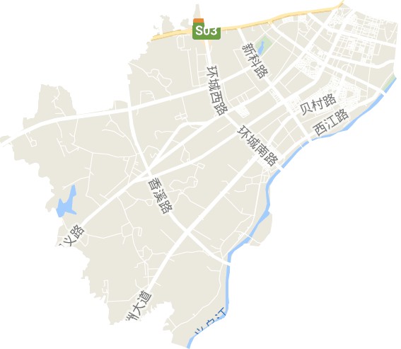 稠江街道电子地图
