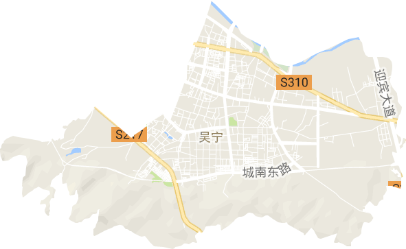 吴宁街道电子地图