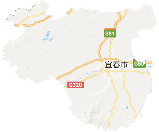 袁州区电子地图