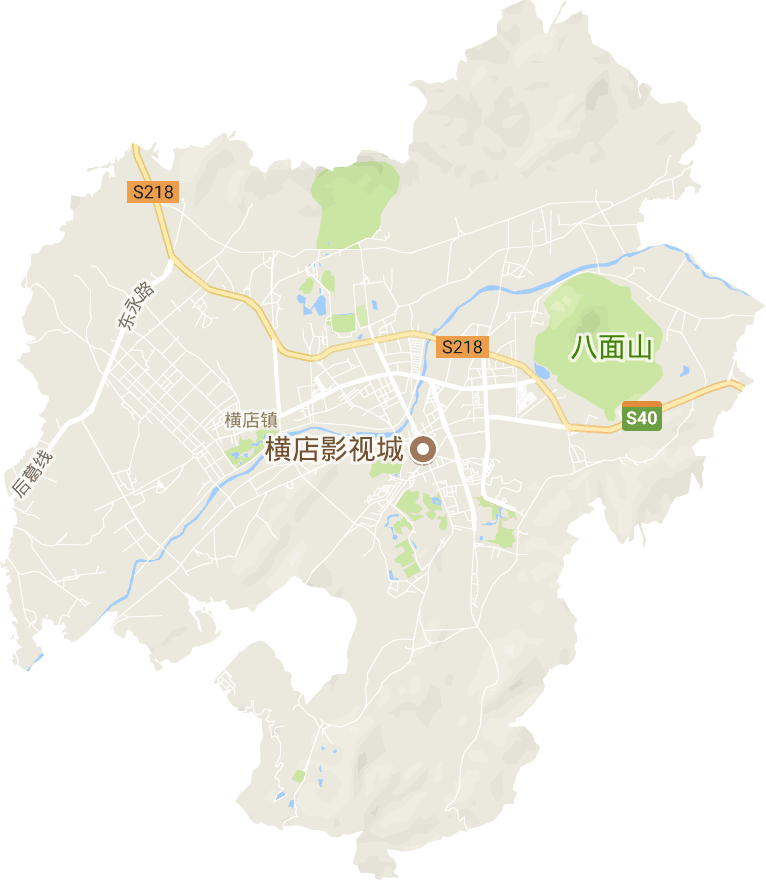横店镇电子地图