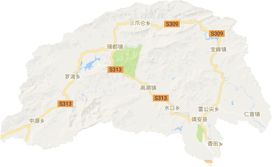 靖安县电子地图