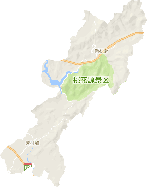 芳村镇电子地图