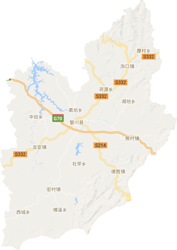 黎川县电子地图