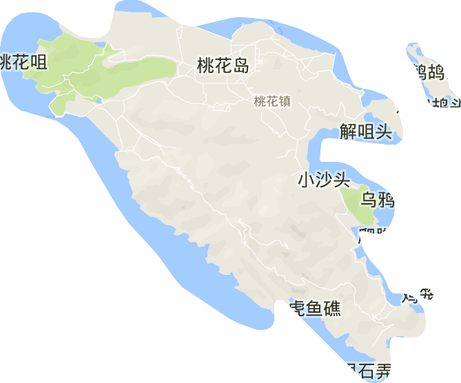 桃花镇电子地图