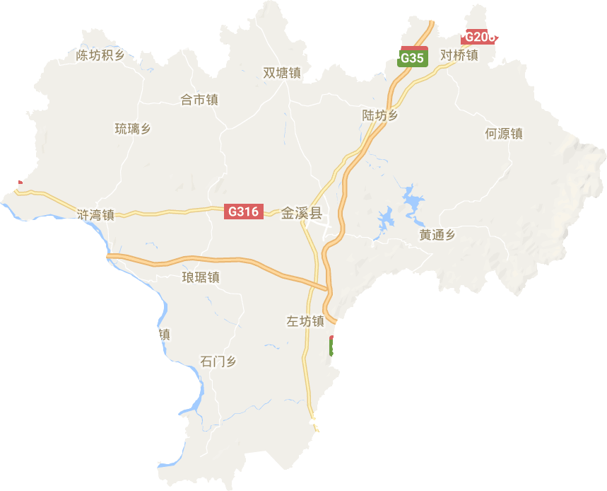金溪县电子地图