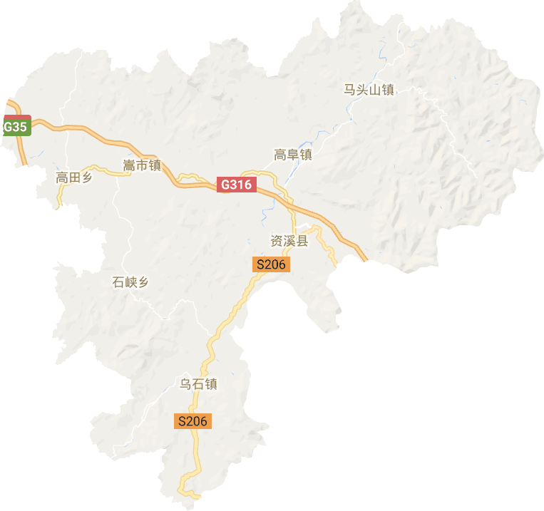 资溪县电子地图