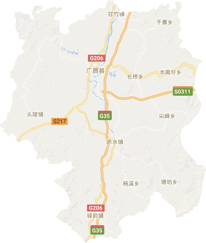 广昌县电子地图