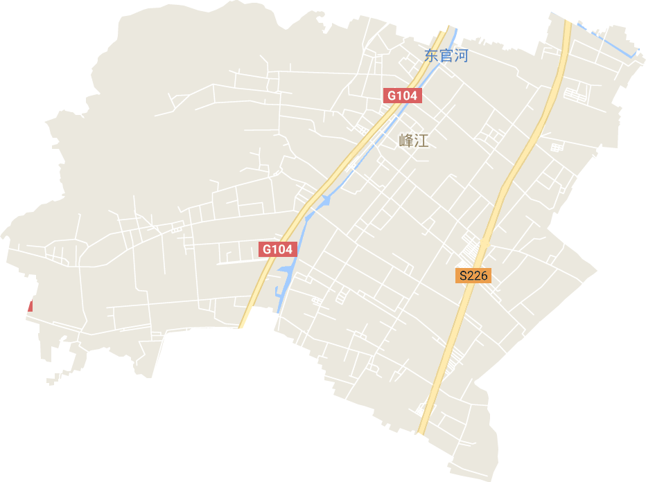 峰江街道电子地图