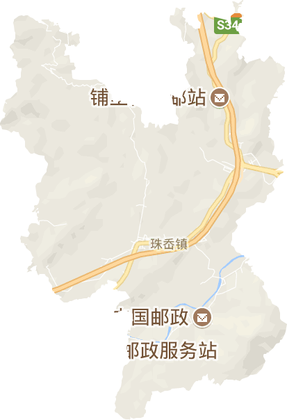 珠岙镇电子地图