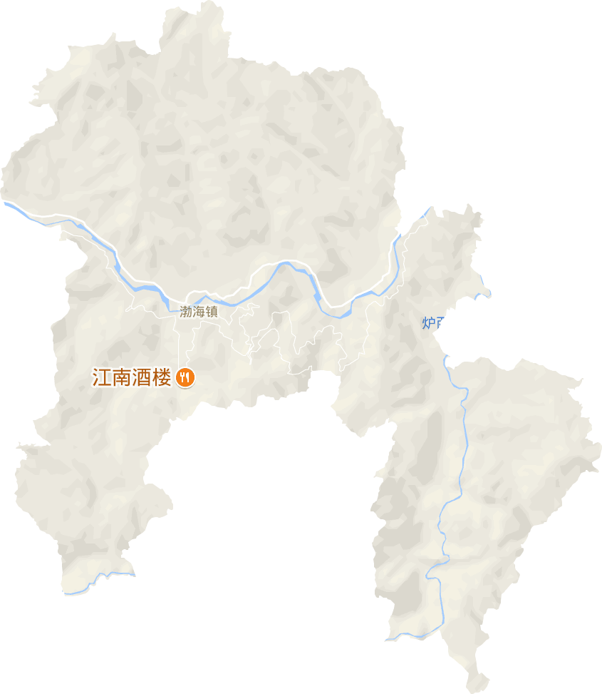 渤海镇电子地图