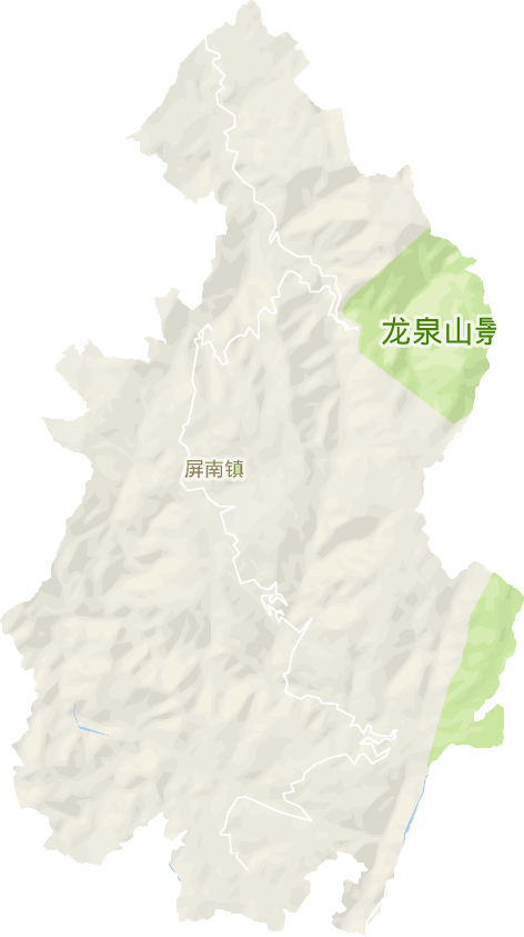 屏南镇电子地图