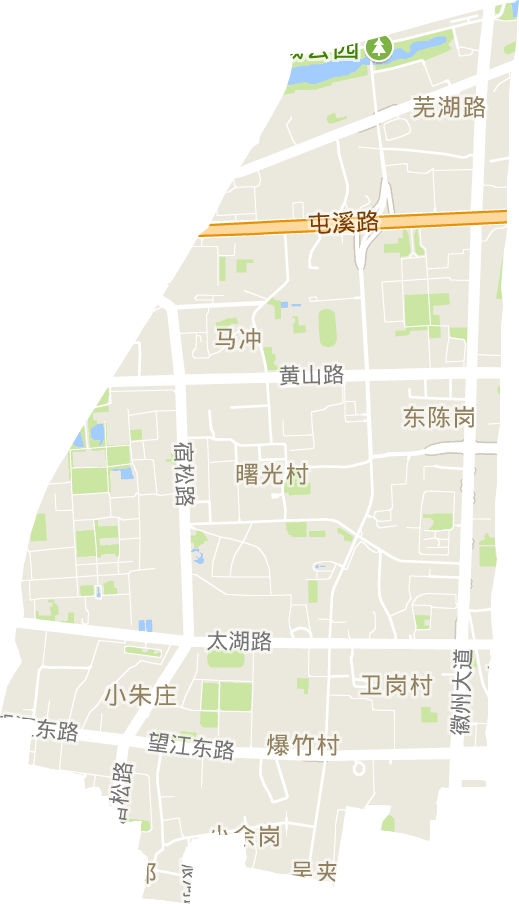 芜湖路街道电子地图