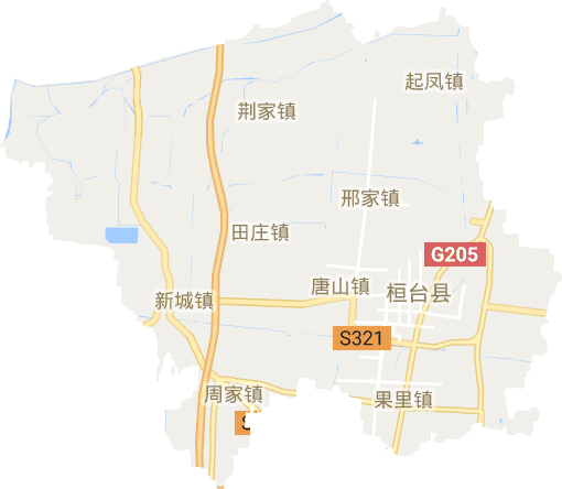桓台县电子地图