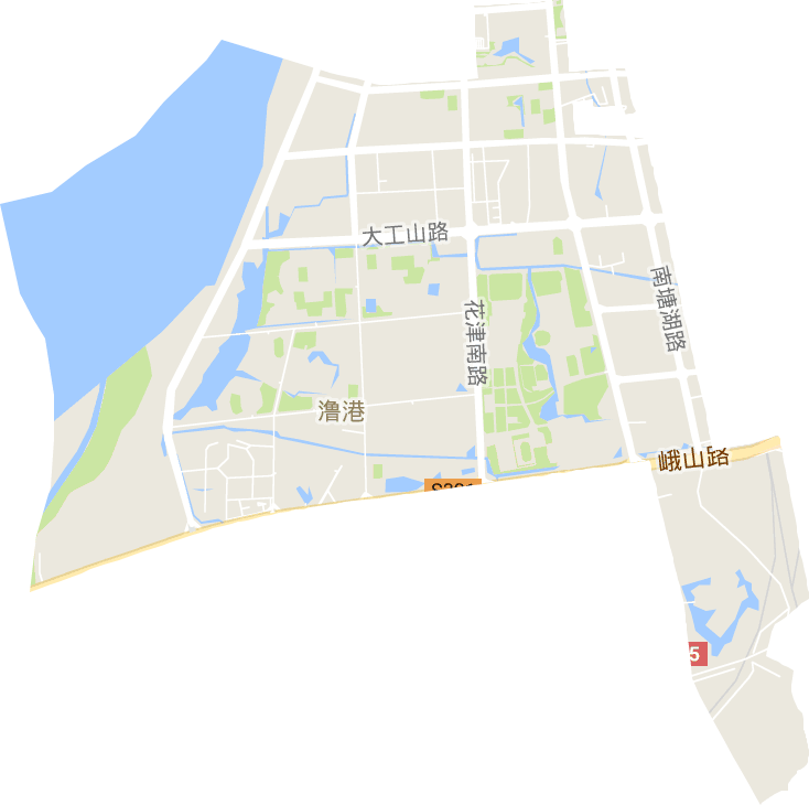 瀂港街道电子地图