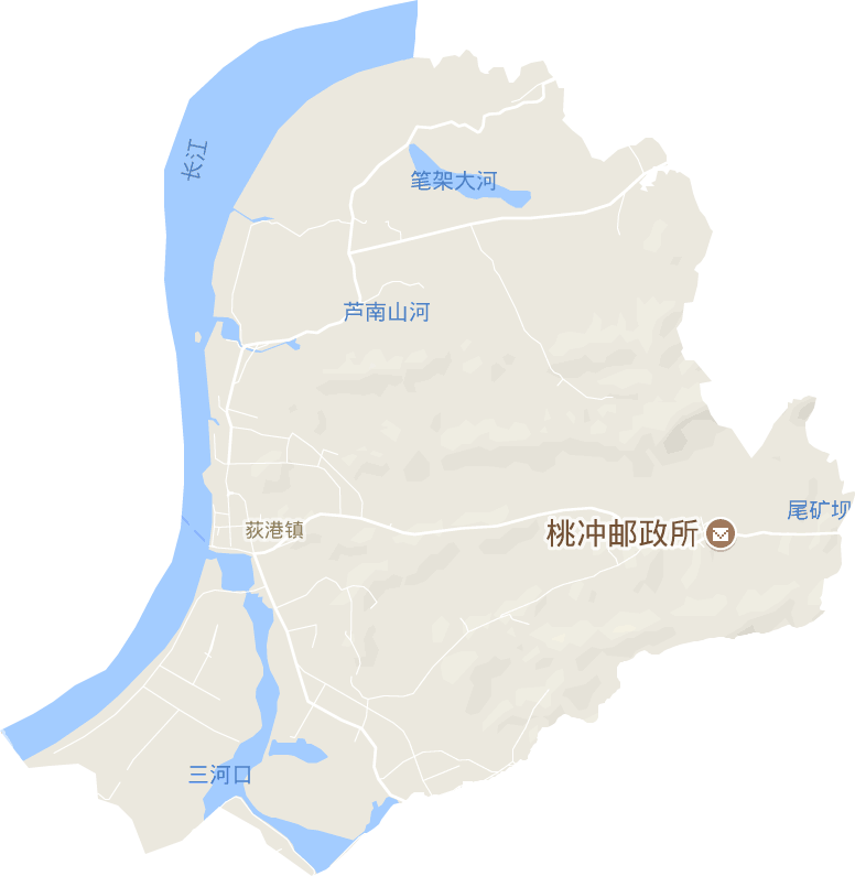 荻港镇电子地图