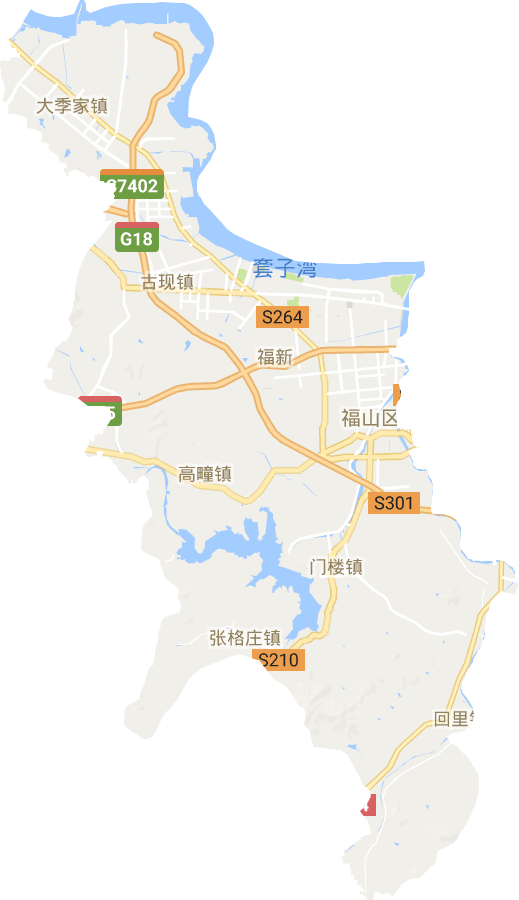 福山区电子地图