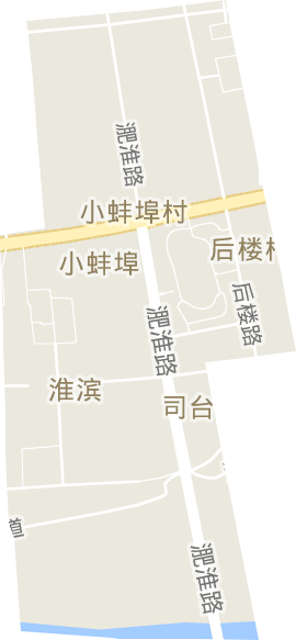 淮滨社区电子地图