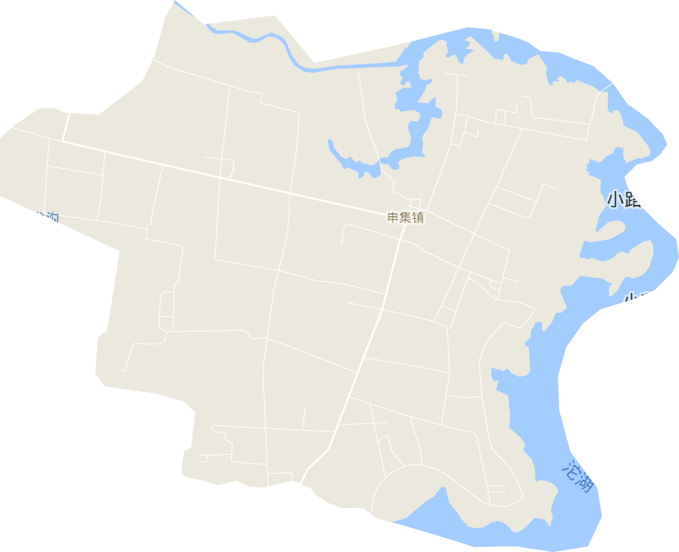 申集镇电子地图