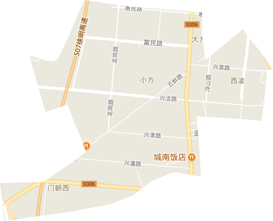 城南工业园电子地图