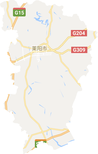 莱阳市电子地图