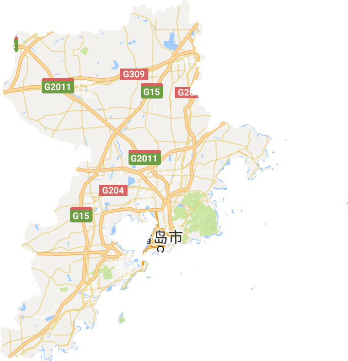 青岛市电子地图