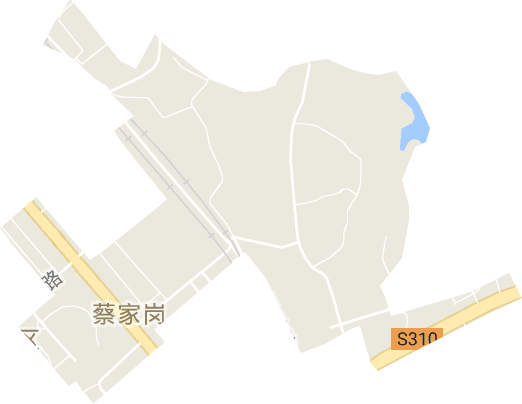 蔡家岗街道电子地图