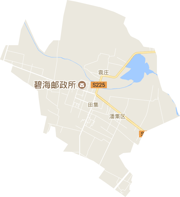 田集街道电子地图