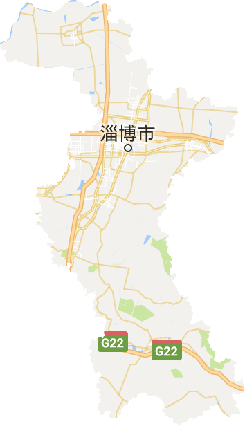 淄博市电子地图