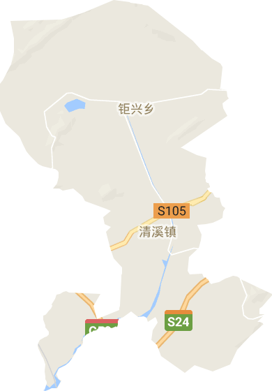 清溪镇电子地图