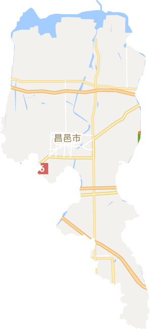昌邑市电子地图