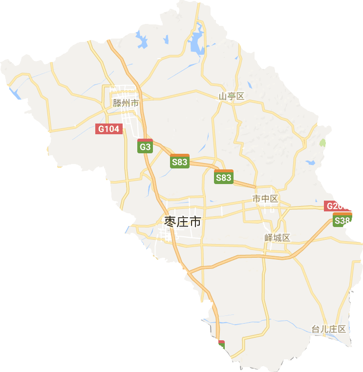 枣庄市电子地图