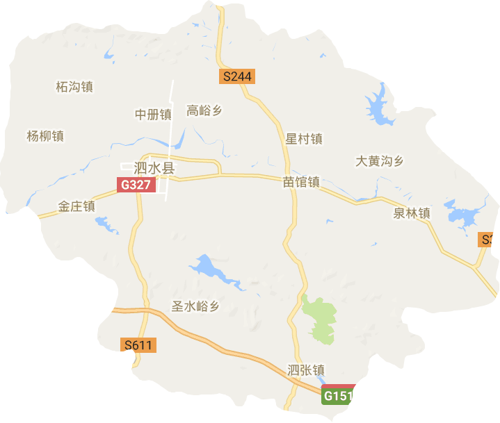 泗水县电子地图