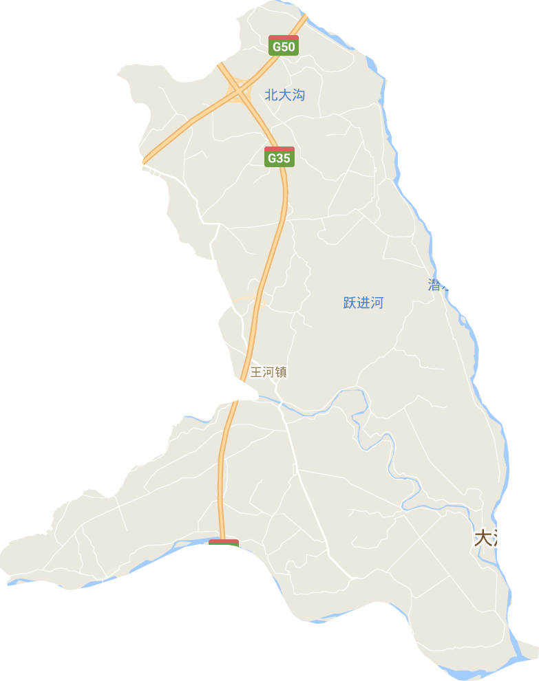 王河镇电子地图