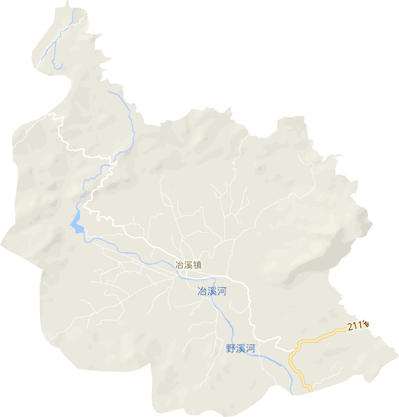 冶溪镇电子地图