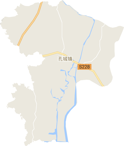 孔城镇电子地图