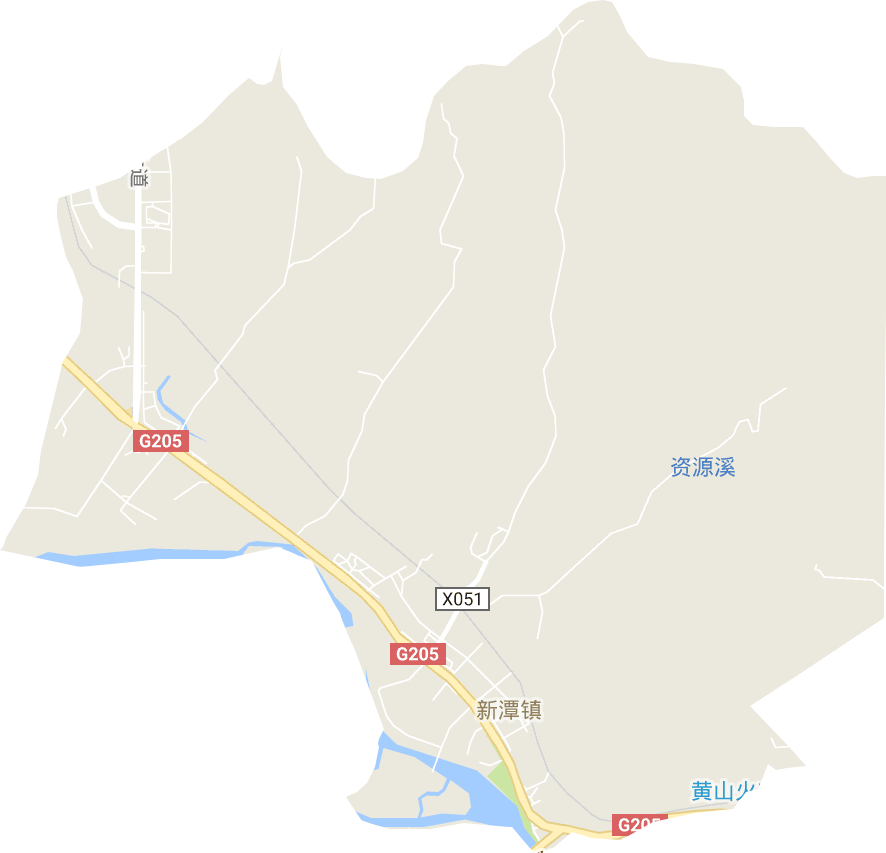 新潭镇电子地图