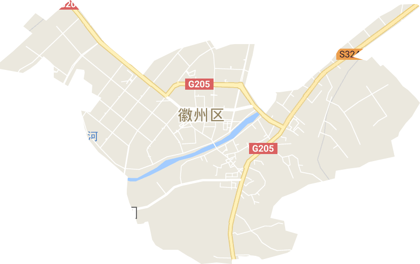 徽州街道电子地图