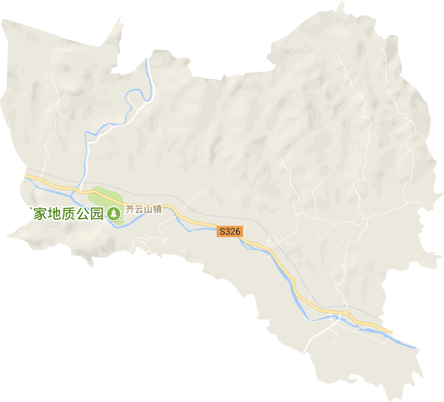 齐云山镇电子地图