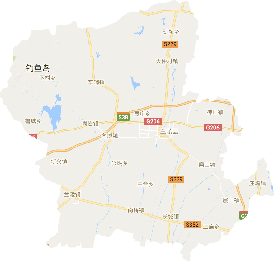 兰陵县电子地图