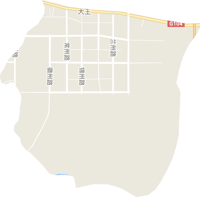 大王街道电子地图