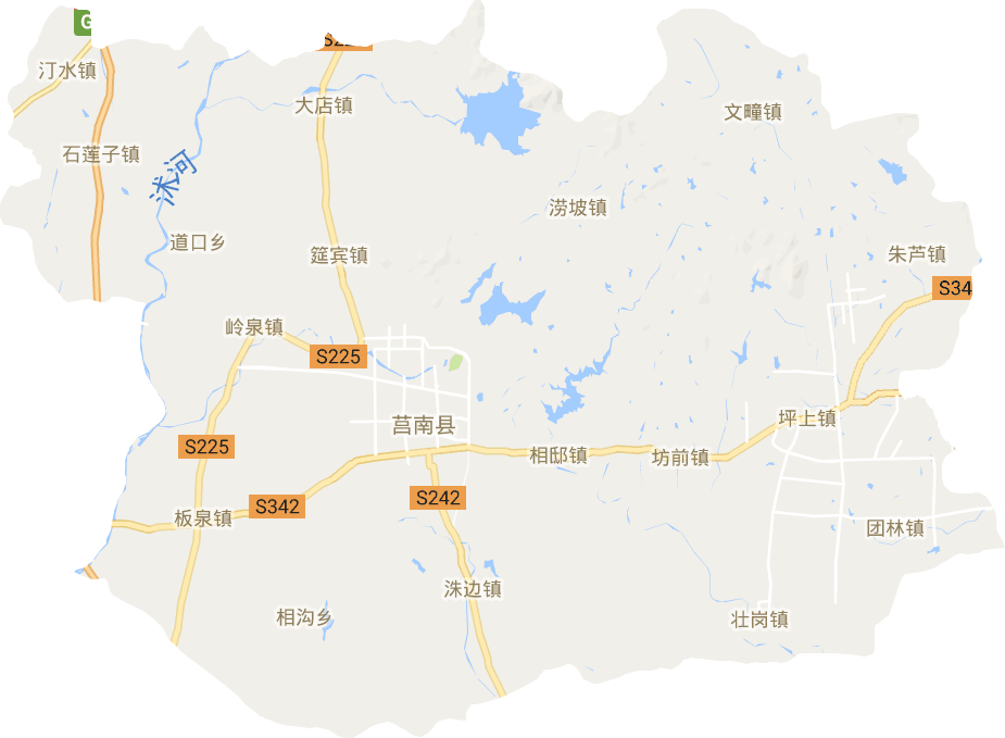 莒南县电子地图