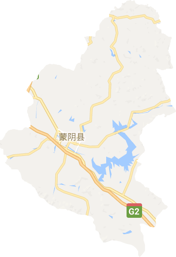蒙阴县电子地图