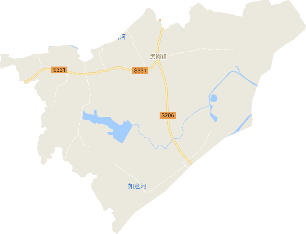 武岗镇电子地图
